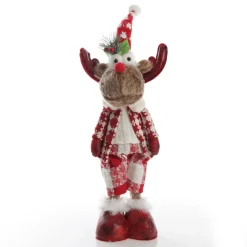Standing Boy Reindeer Bobble Body Christmas Ornament Outlet