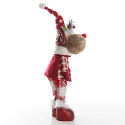 Standing Boy Reindeer Bobble Body Christmas Ornament Outlet
