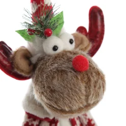 Standing Boy Reindeer Bobble Body Christmas Ornament Outlet