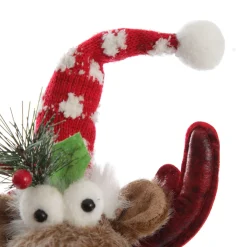 Standing Boy Reindeer Bobble Body Christmas Ornament Outlet