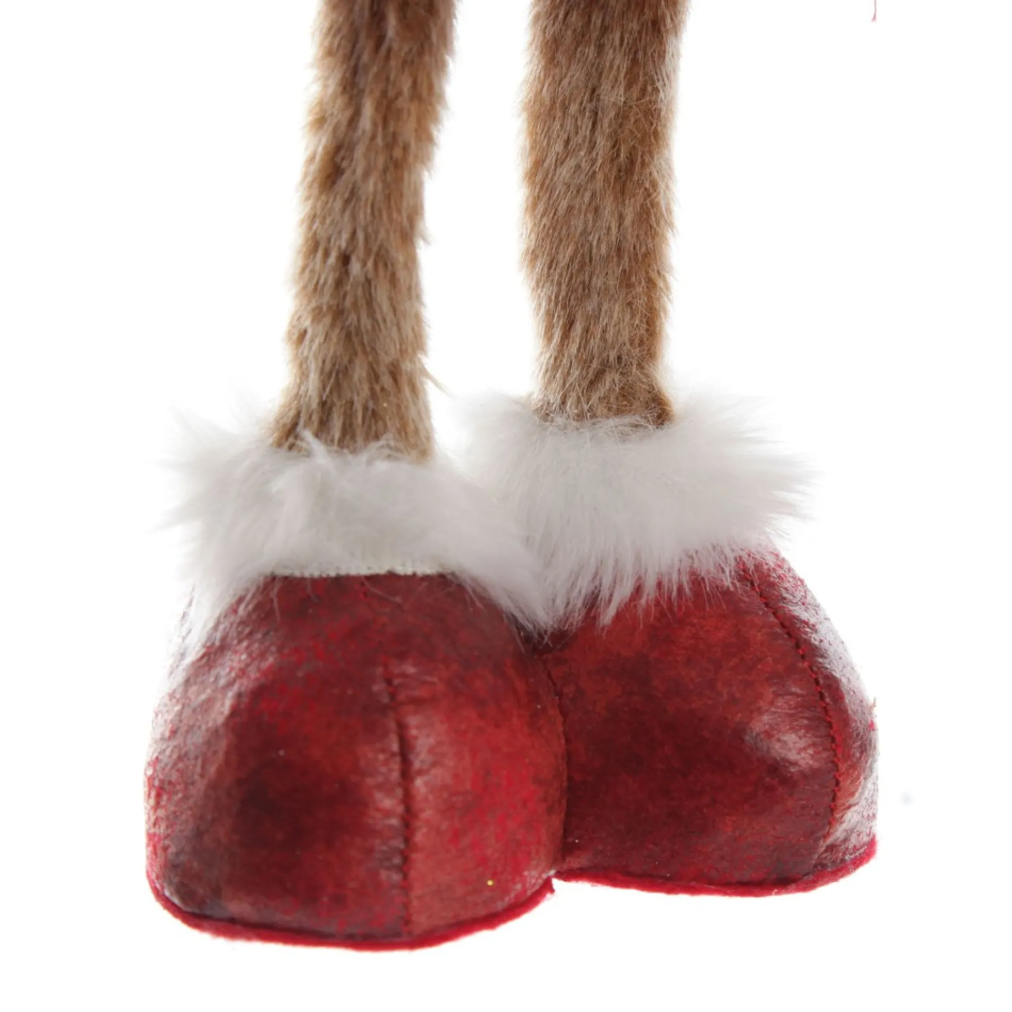 Standing Girl Reindeer Bobble Body Christmas Ornament Flash Sale