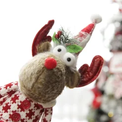 Standing Girl Reindeer Bobble Body Christmas Ornament Flash Sale