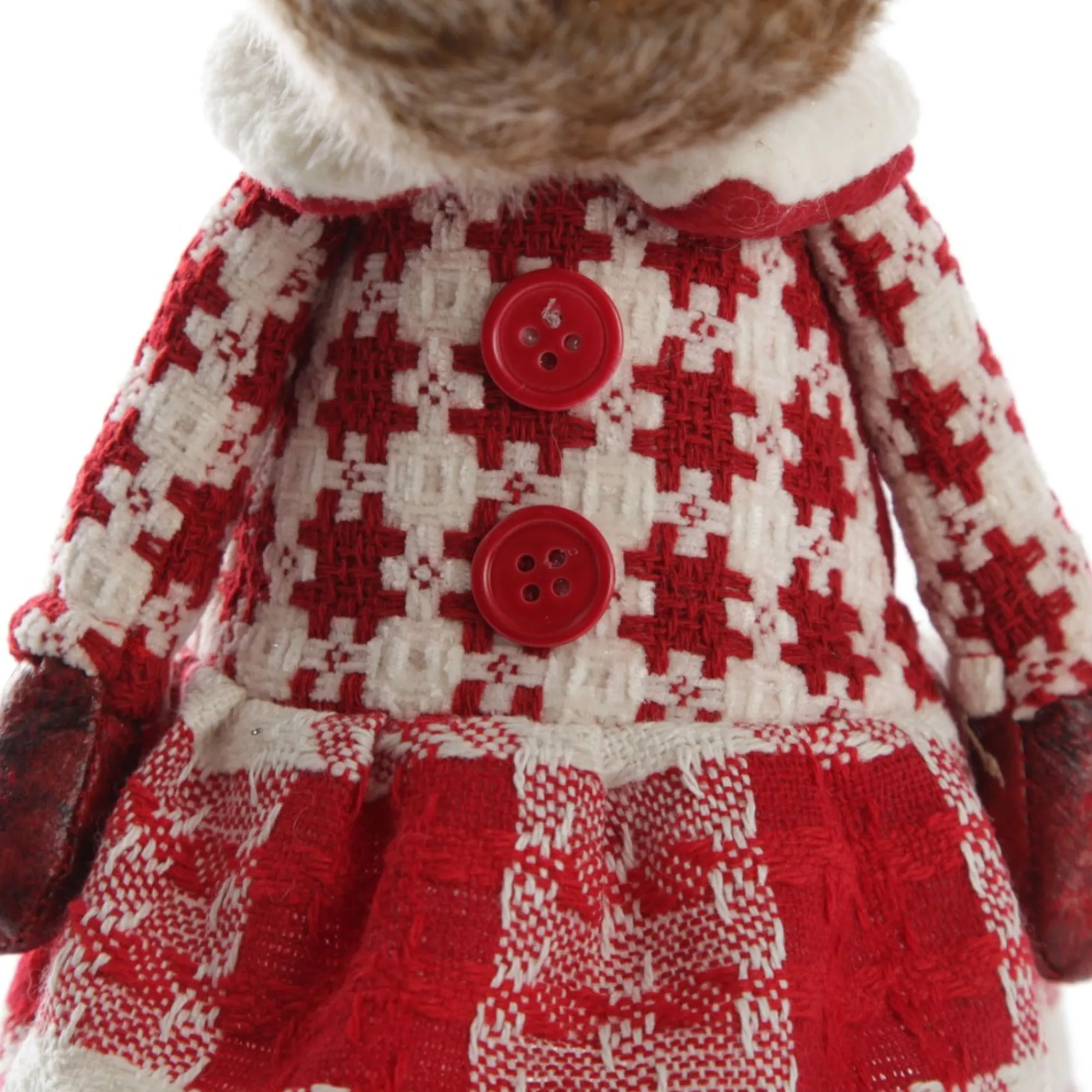 Standing Girl Reindeer Bobble Body Christmas Ornament Flash Sale