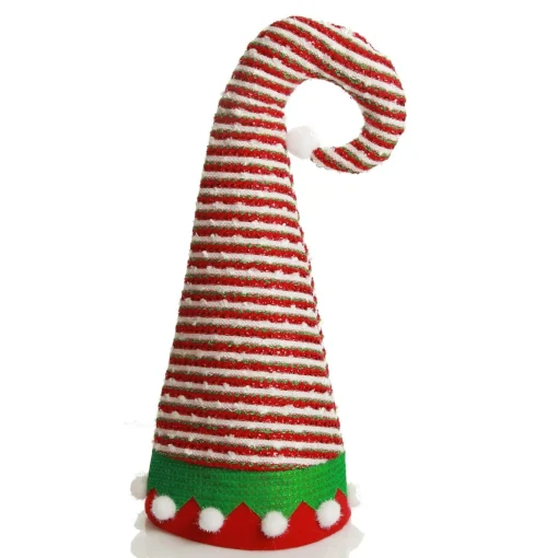 Striped Elf Hat Tree Topper Online