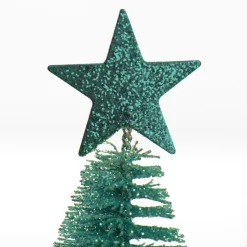 Teal Bottle Brush Tree - Small Set of 2 Shop