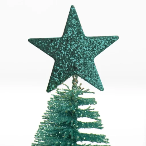 Teal Bottle Brush Tree - Small Set of 2 Shop