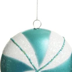 Teal Peppermint Lollipop Tree Decoration Sale