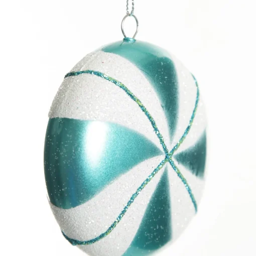 Teal Peppermint Lollipop Tree Decoration Sale