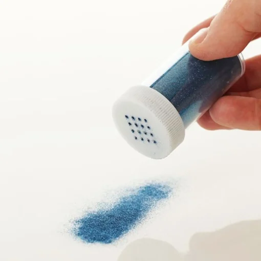 * The Christmas Cart Blue Glitter Vial Fashion