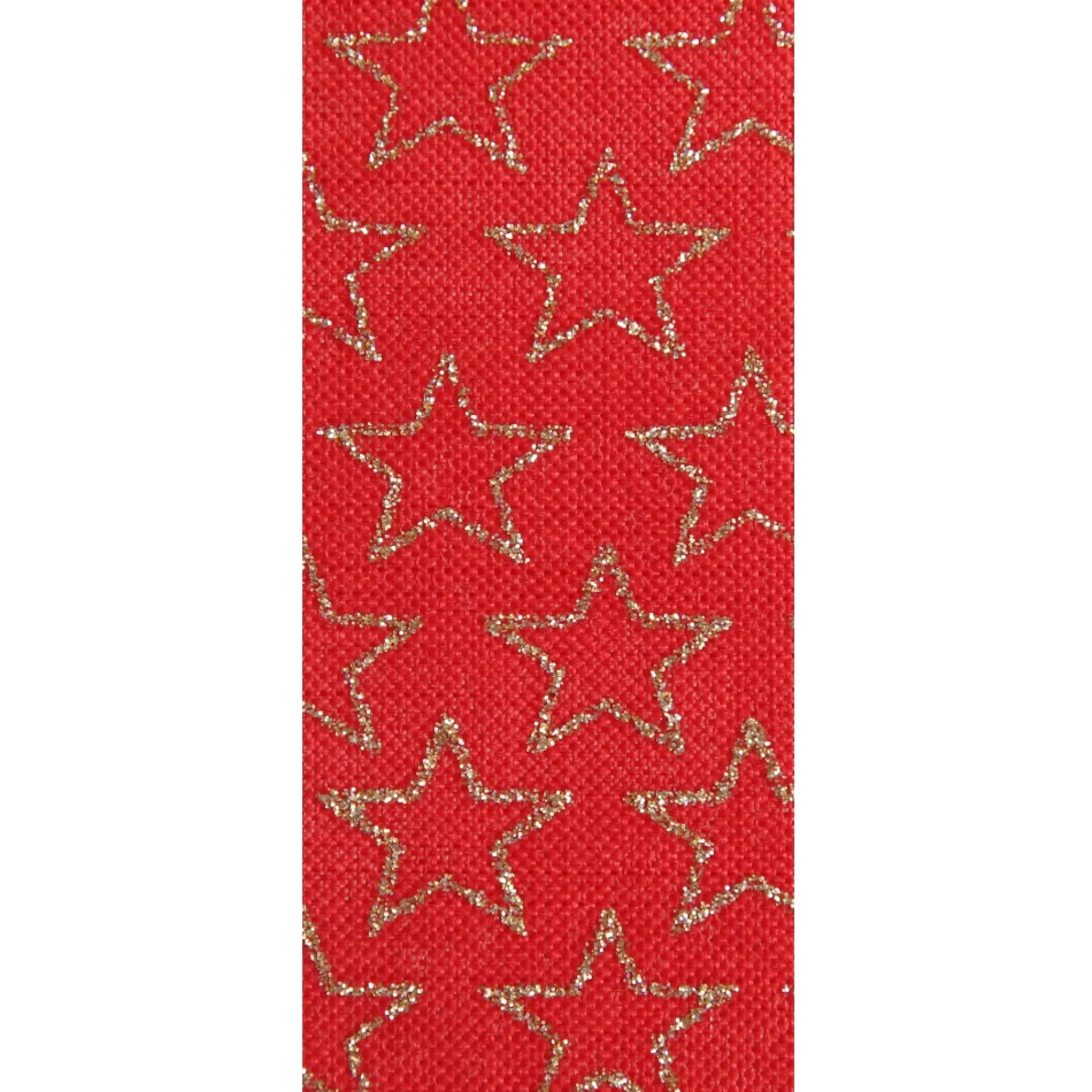 Three Assorted Burgundy and Gold Stars and Dots Christmas Ribbons Hot