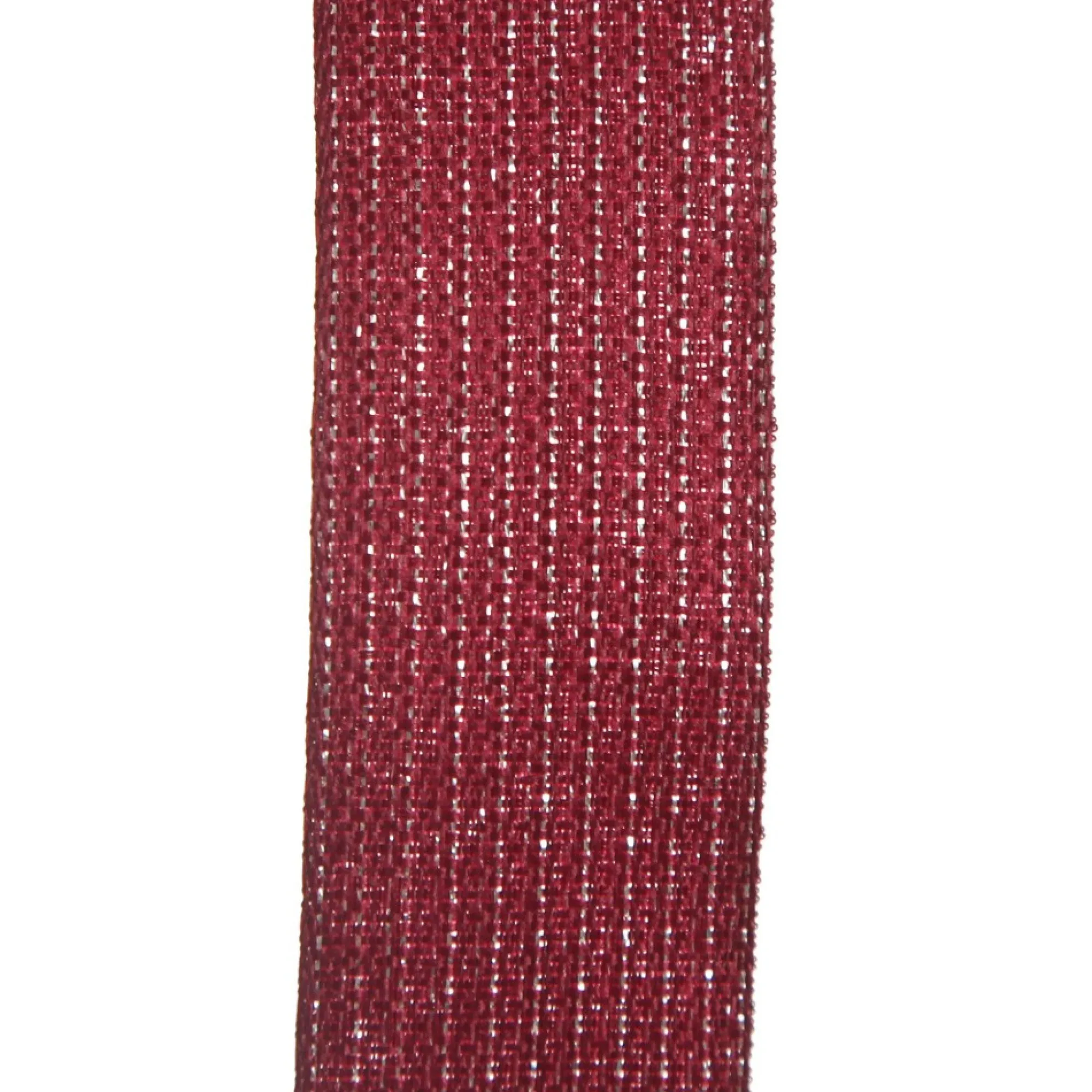 Three Assorted Burgundy Tartan and Braid Christmas Ribbons Hot
