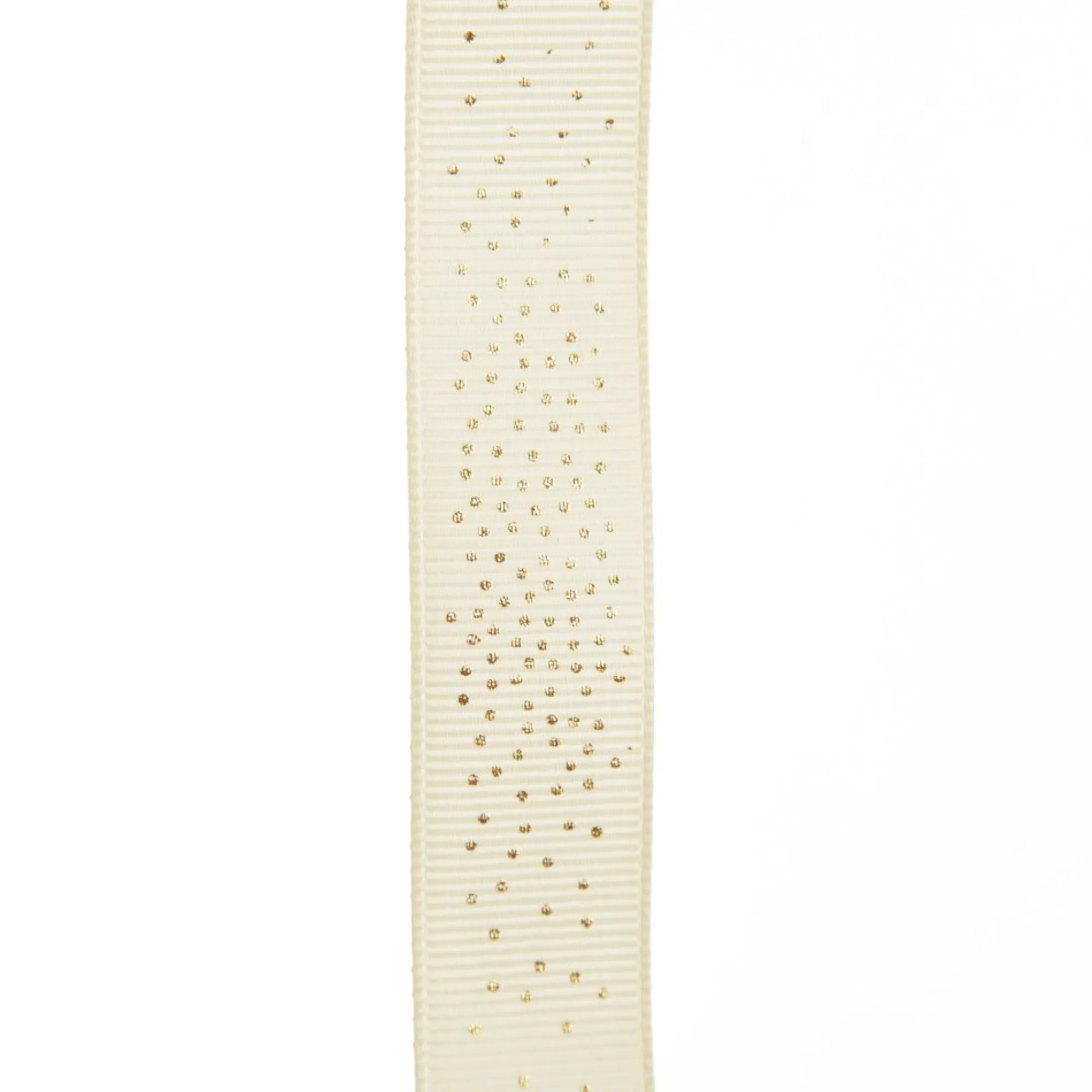 Three Assorted Ivory and Champagne Mesh and Glitter Dots Christmas Ribbons Sale