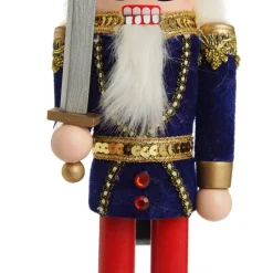 Traditional Christmas Wooden Nutcracker Soldier Ornament with Sword - Extra Large Sale