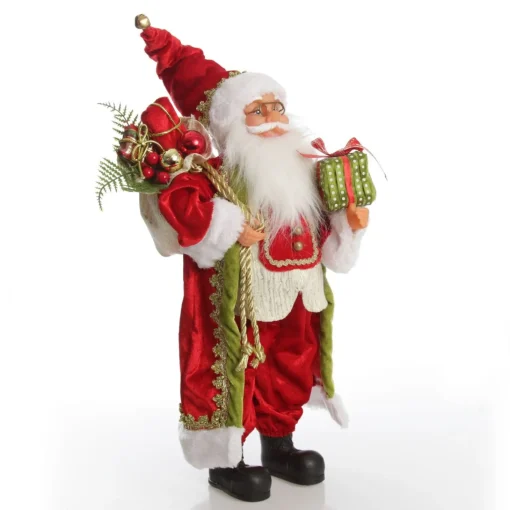 Traditional Standing Santa Christmas Ornament Store