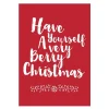Very Berry Christmas Poster Print Cheap