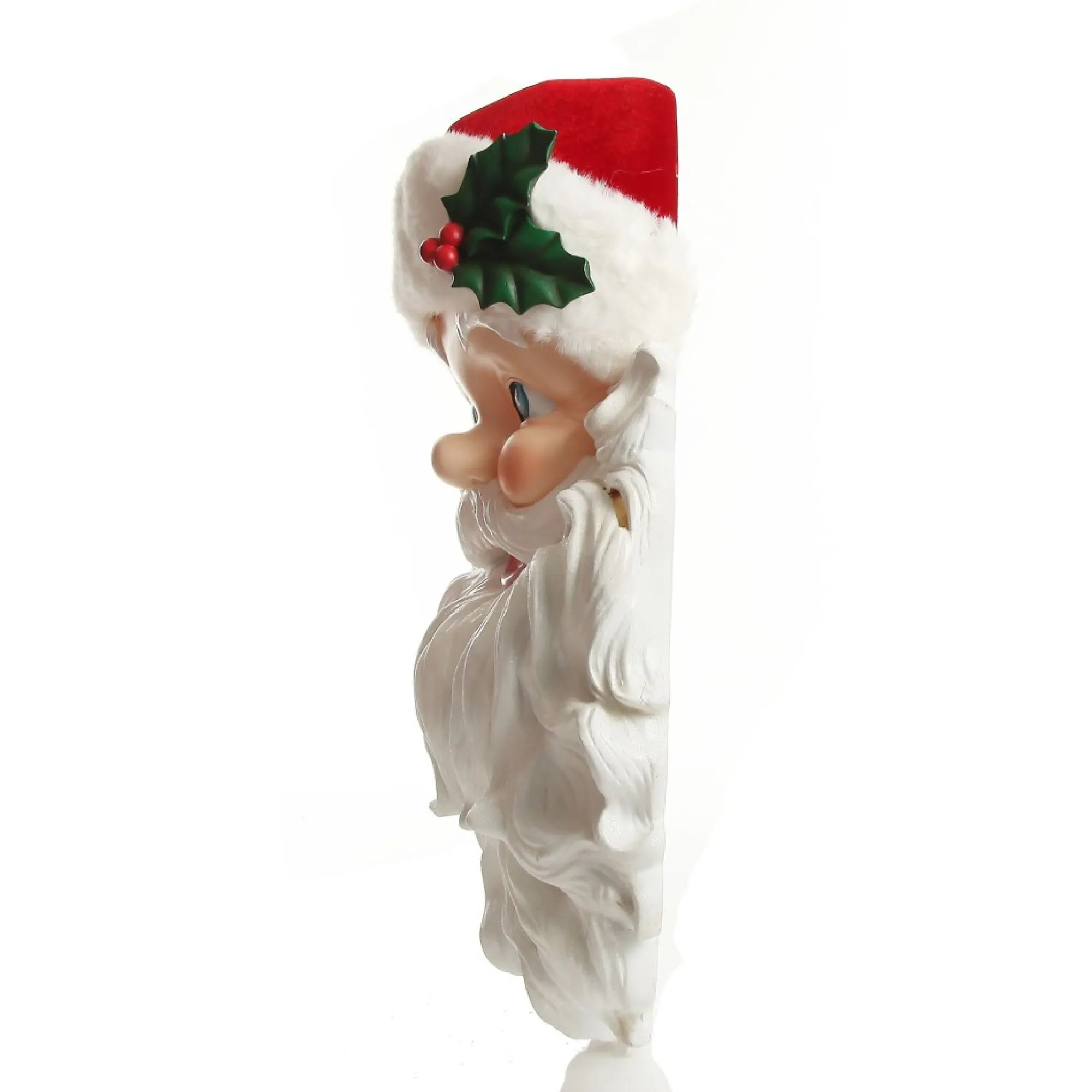 Vintage Red Santa Head Wall Hanging Flash Sale