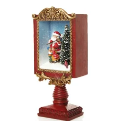 Violin Santa Window Box Lightup Ornament Cheap