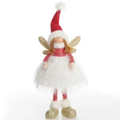 White Dress Fabric Standing Angel Outlet