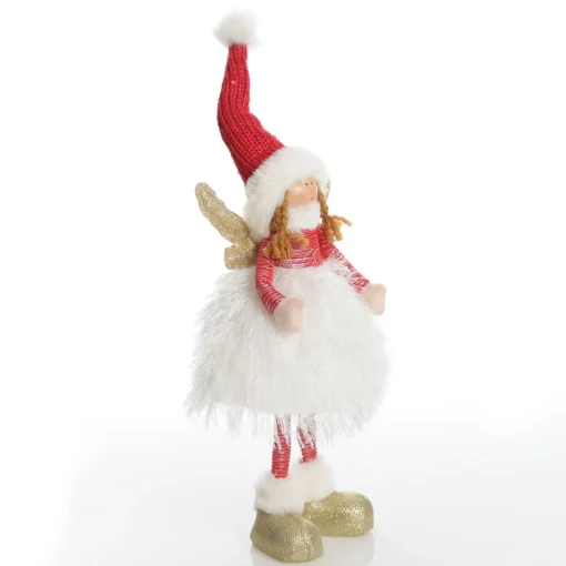 White Dress Fabric Standing Angel Outlet