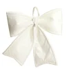 White Padded Fabric Bow Best