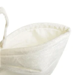 White Padded Velvet Bow New