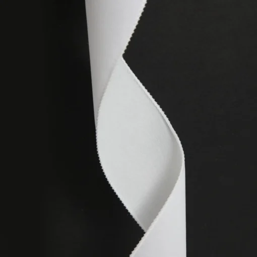 White Velvet Wired Christmas RIbbon - 6.5cm Fashion