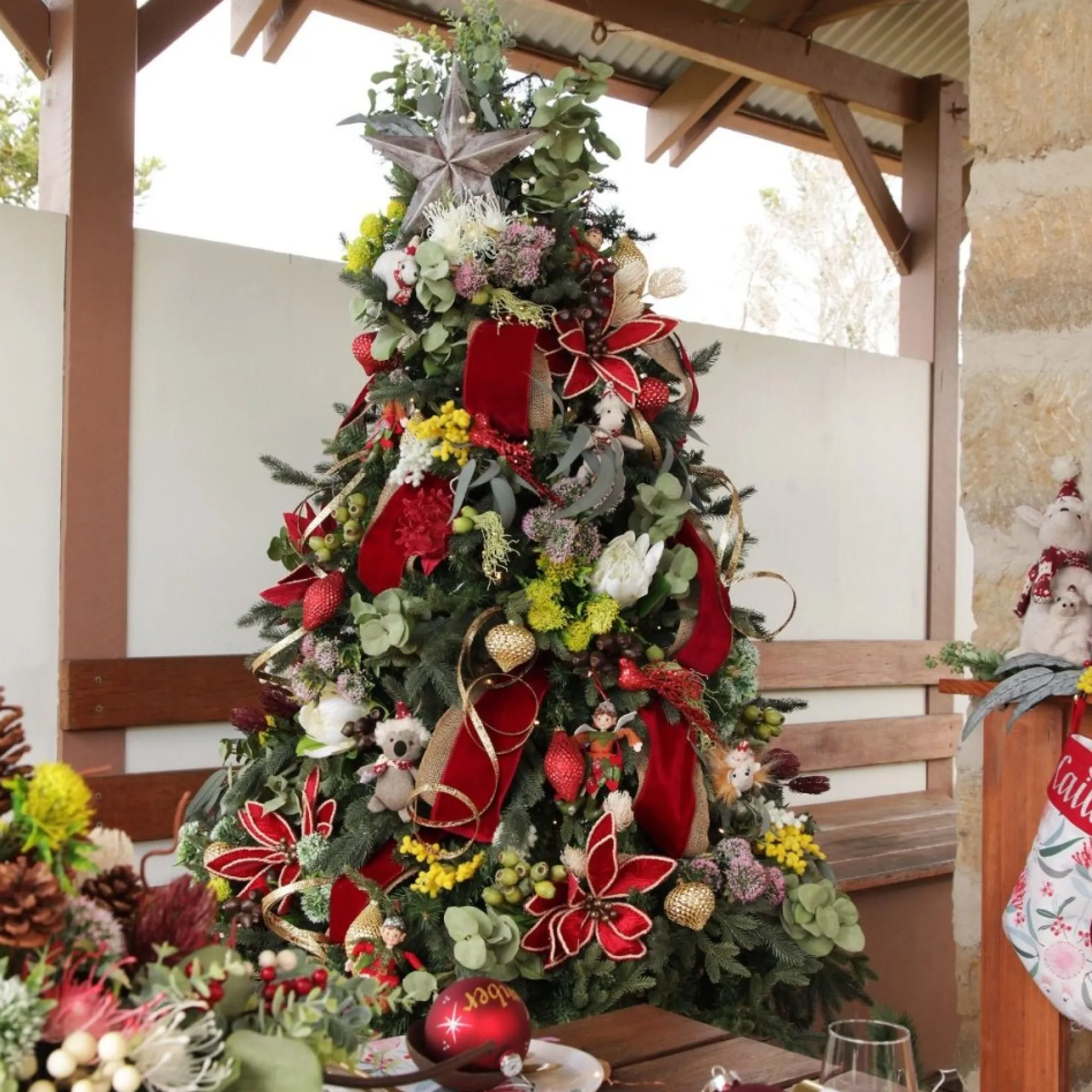 White Wattle Stem Spray Online