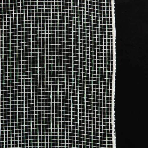 Wide Metallic White Decomesh Roll Store