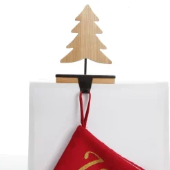 Wood Tree Christmas Stocking Hanger Online