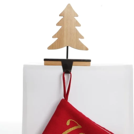 Wood Tree Christmas Stocking Hanger Online