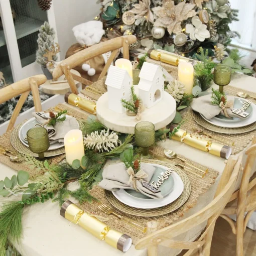 Wooden Footed Round Wooden Table Centrepiece Cheap