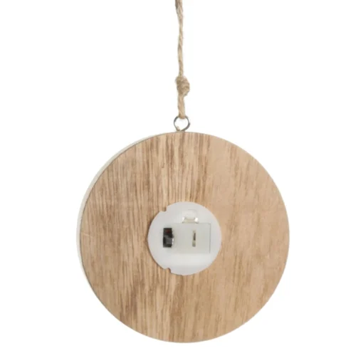 Wooden Lightup Angel Cut out Tree Decoration Discount