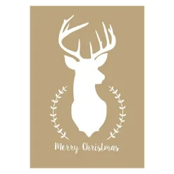 Woodlands Christmas Poster Print Fashion